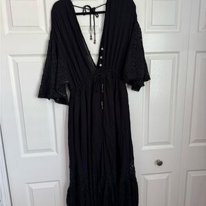 Black Free People Romper